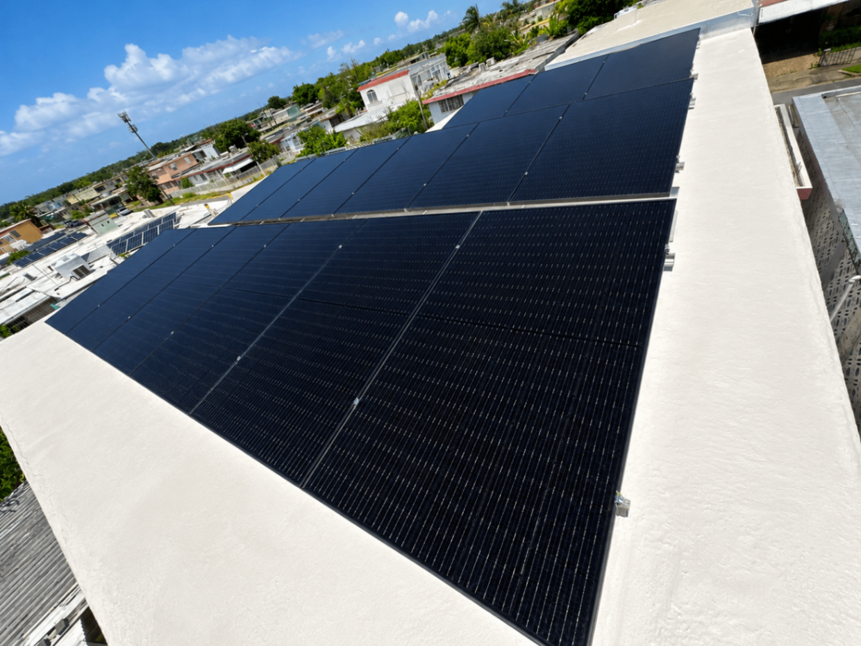 Instalación solar residencial en Puerto Rico